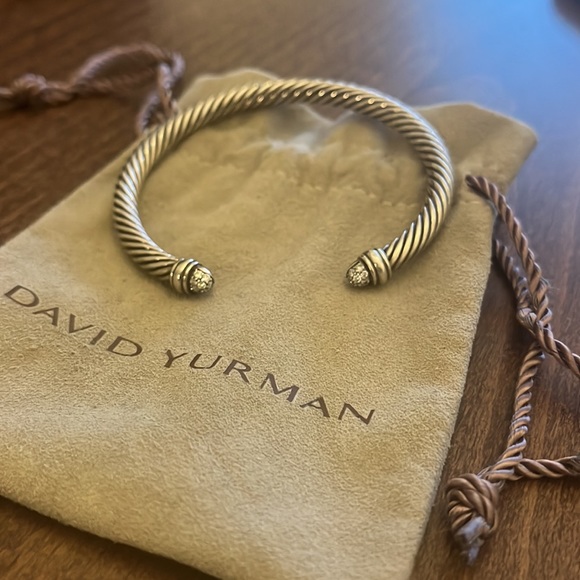 David Yurman Cable Diamond Cuff - Picture 3 of 3